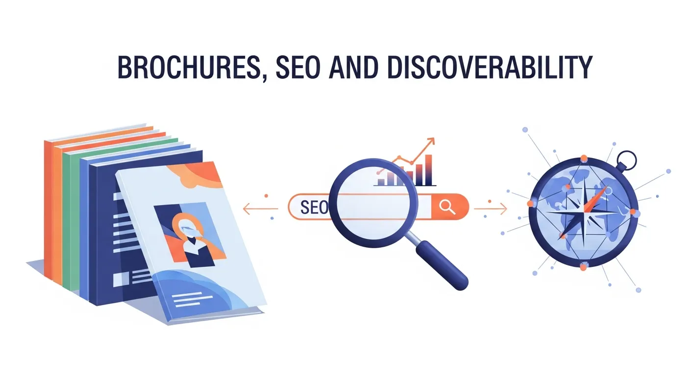 SEO-optimized digital brochure improving search engine visibility and inbound discoverability