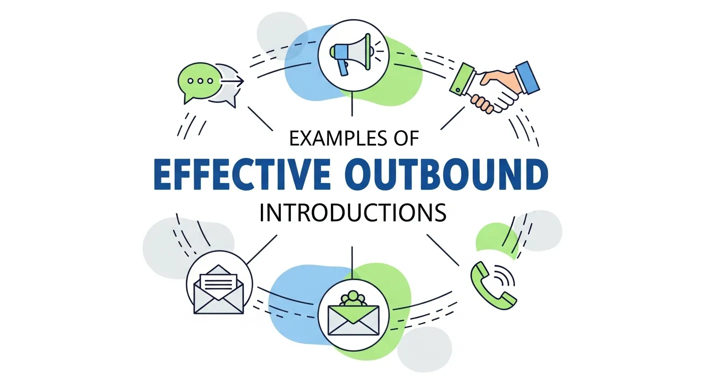 Examples of effective outbound introductions across email, LinkedIn, and phone in a multi-channel Outbound Marketing Campaig