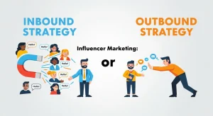 Digital creator showcasing a product as part of influencer marketing campaign