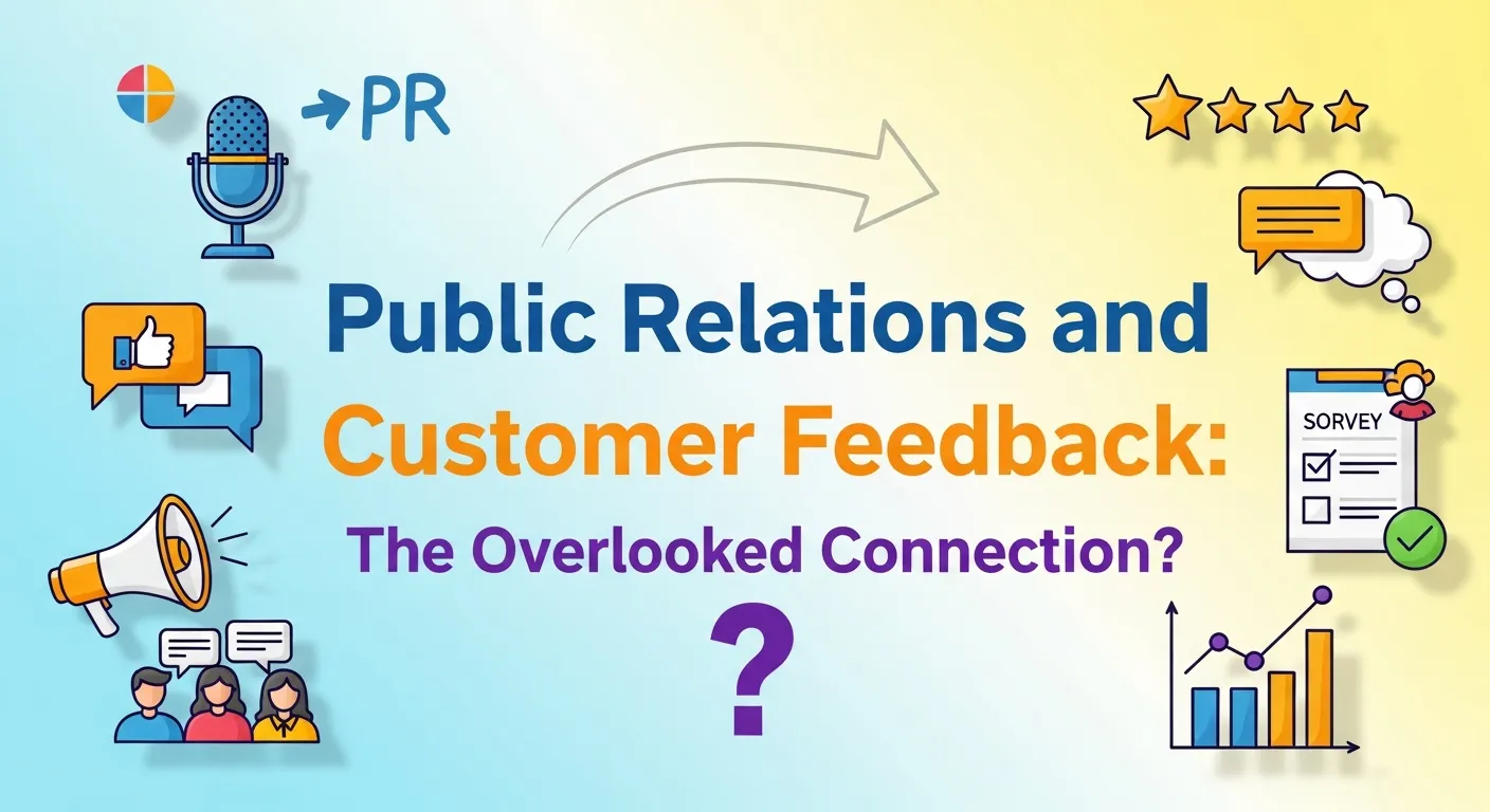 Public Relations professionals analyzing customer feedback and sentiment data to refine communication strategies and strengthen trust