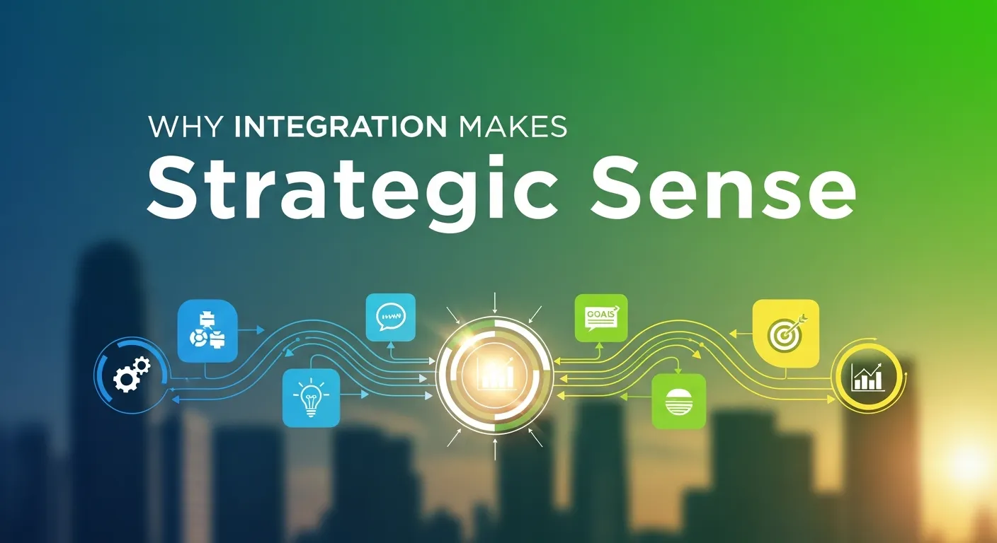 Diagram illustrating why integrating both outbound and inbound marketing strengthens the customer journey — showing awareness, engagement, and conversion stages connected seamlessly.