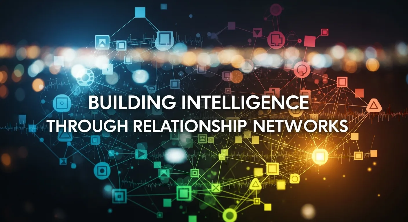 Business professionals building relationship networks and sharing customer intelligence insights to strengthen predictive engagement strategies in outbound marketing.