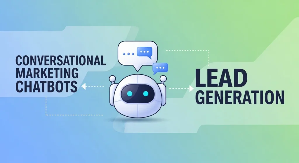Conversational marketing chatbot engaging website visitors to capture and qualify leads in real time.
