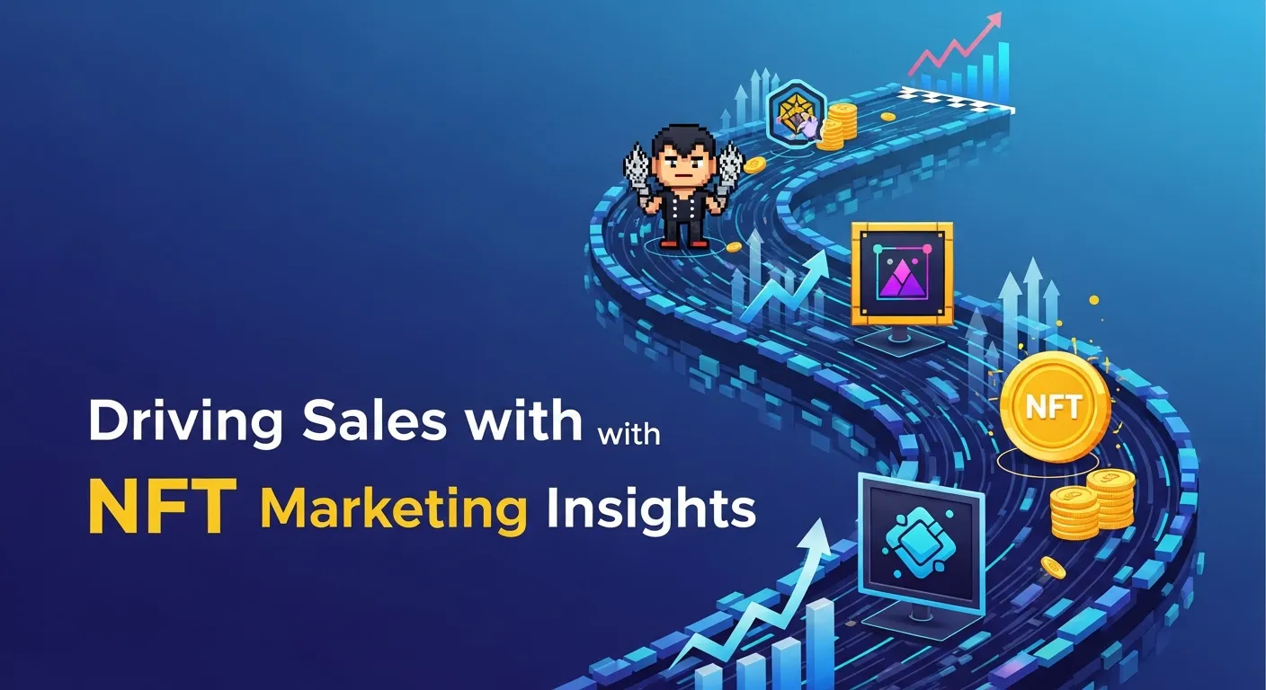 NFT digital collectibles used in marketing campaigns to engage target audiences and support sales enablement