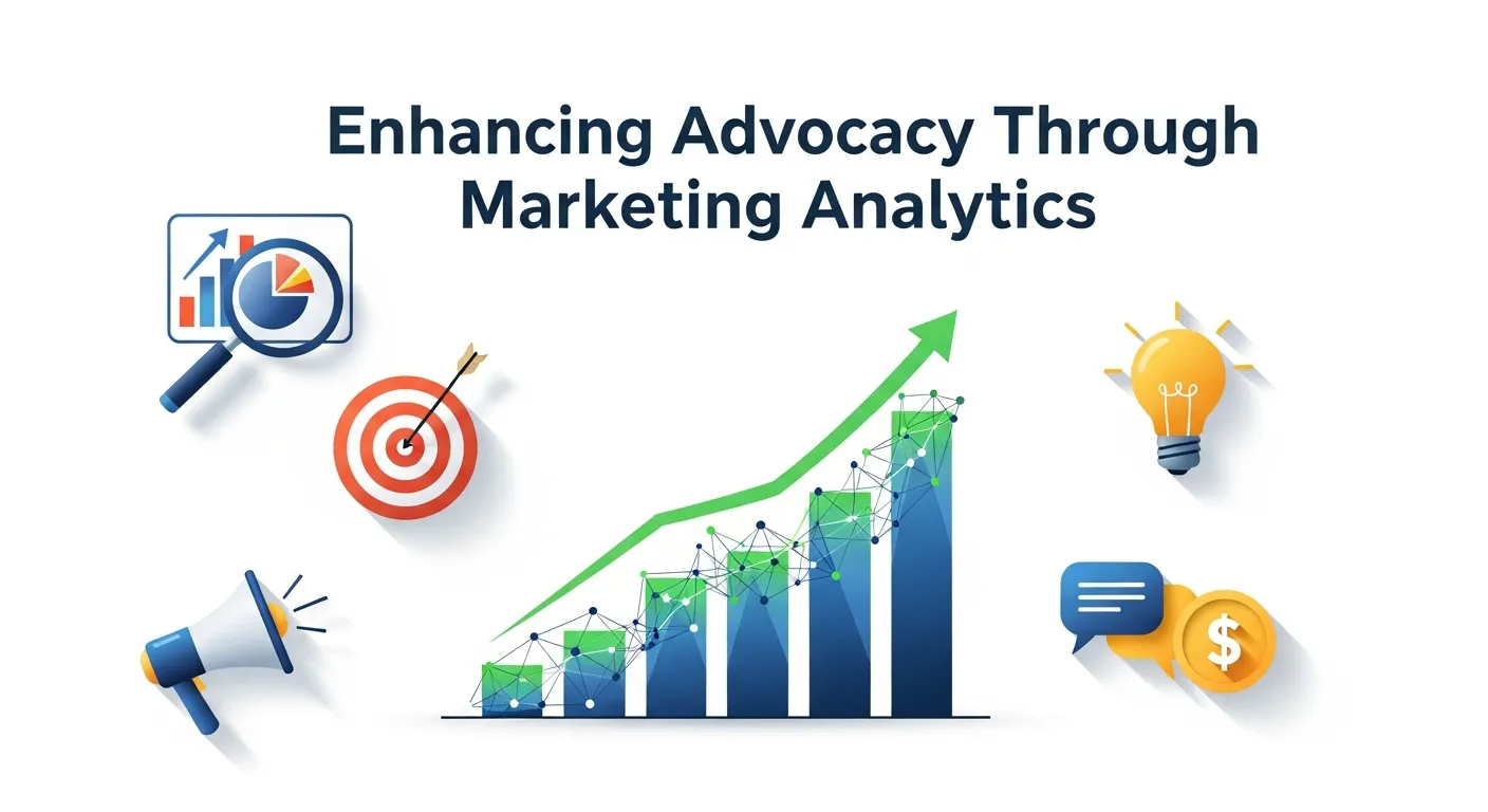 Digital marketing analytics dashboard displaying engagement and referral data, illustrating how insights convert customers into brand ambassadors.