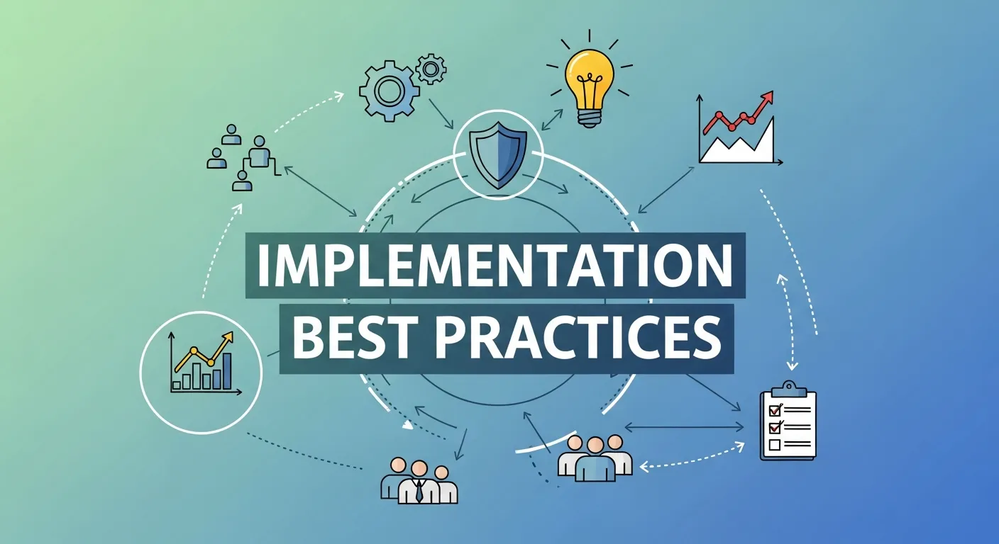 Marketing team implementing automation best practices with data integration, ABM, and workflow optimization