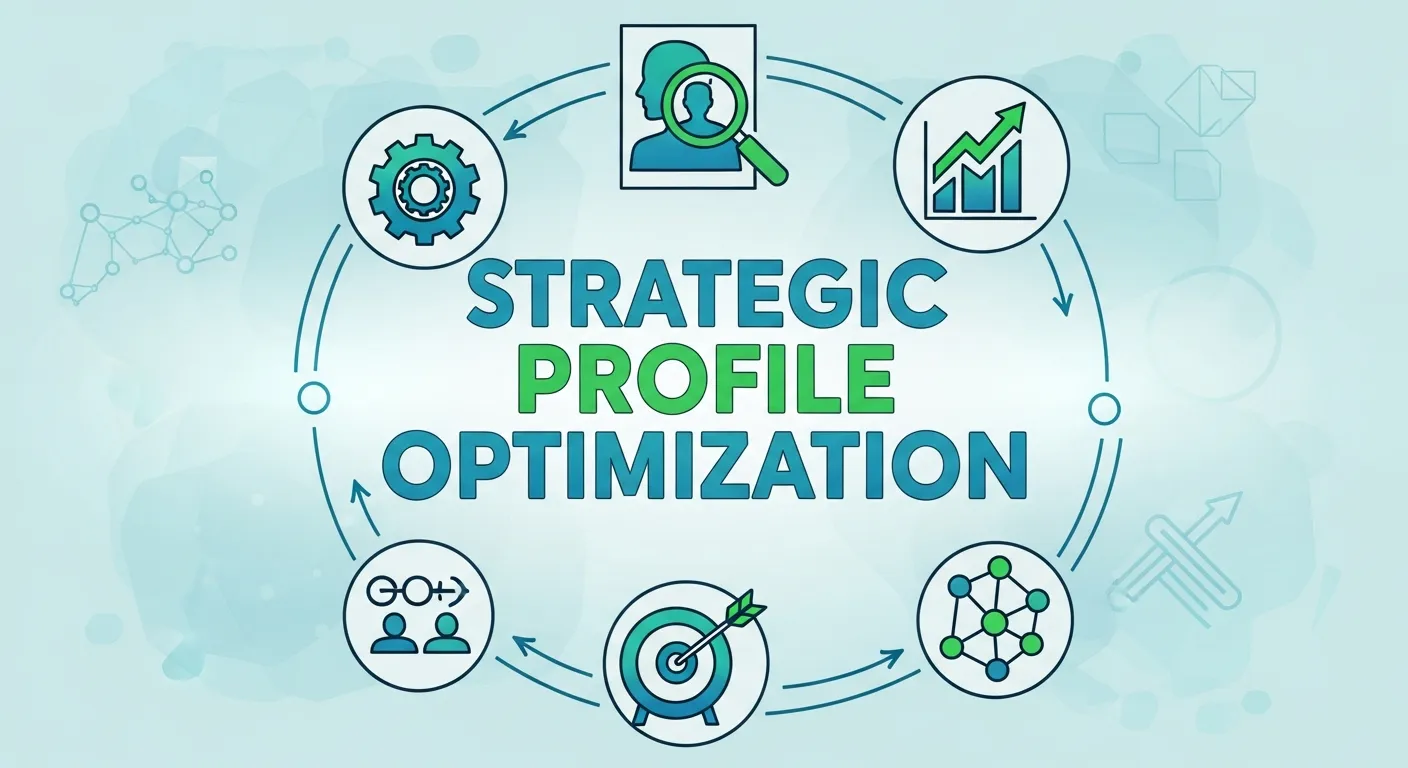 Optimized LinkedIn Strategies profile showing professional headshot, compelling headline, and achievement highlights for personal branding success