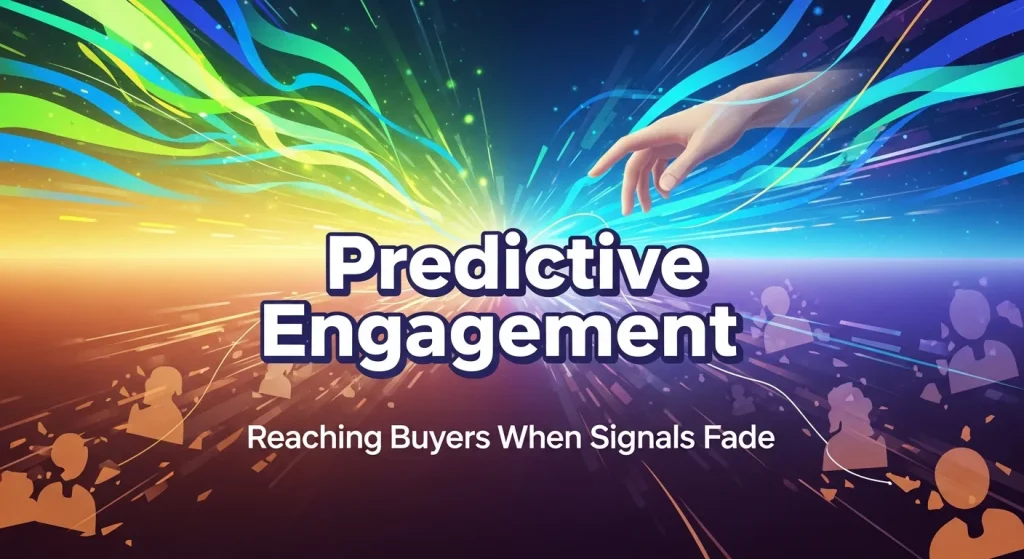 Outbound marketing isn’t ending but evolving. As privacy laws tighten and buyers grow more selective, traditional tactics lose impact. This blog explores how businesses can adapt through personalization, automation, and Predictive Engagement — blending technology with authenticity to build trust, uncover hidden buyer intent, and stay competitive in the modern marketing landscape. Sales teams are facing a new reality — traditional buying signals are disappearing. Email opens have stagnated, website visits fluctuate, and buyers now research privately using tools that conceal their activity. With fewer visible indicators of intent, conventional engagement metrics like clicks and page views no longer reveal true readiness. To stay effective, modern sales organizations are adopting intelligence-driven strategies that uncover hidden insights and enable meaningful engagement in data-scarce environments. The New Buyer Behavior Reality Today's purchasing decisions happen in corporate conference rooms and private messaging apps rather than on vendor websites. Buyers deliberately avoid leaving traces that might trigger unwanted sales outreach during their research phases. Committee-based buying processes further complicate signal detection. Multiple stakeholders research independently, share findings privately, and coordinate decisions through internal meetings that vendors never see. Economic uncertainty has extended evaluation timelines significantly. Buyers spend months researching options without engaging vendors directly, preferring to gather complete information before initiating contact. Privacy regulations and browser security updates have eliminated many traditional tracking methods. Third-party cookies disappear while email clients increasingly block read receipts and link tracking. The rise of peer networks and industry forums means buyers access detailed product information through channels that bypass vendor marketing entirely. Professional communities provide unfiltered insights that buyers trust more than official marketing materials. Building Intelligence Through Relationship Networks Success in this new environment requires developing human intelligence networks that function independently of digital tracking systems. These relationships provide insights that technology cannot capture. Industry connections offer early warning systems for market changes and customer needs. Trade association members, conference speakers, and industry analysts often possess information about customer plans before formal requirements emerge. Partner ecosystems provide visibility into customer activities across multiple vendor relationships. System integrators, consultants, and channel partners frequently understand customer priorities better than direct vendors. Customer advisory boards and user communities create natural intelligence gathering opportunities. Active participants often reveal organizational challenges and priorities during informal discussions. Professional development activities indicate individual priorities that typically align with organizational needs. Certification programs, training attendance, and conference participation suggest technology adoption plans. Former employees who maintain relationships with previous organizations can provide valuable context about internal processes and decision-making patterns. These connections offer insights into cultural factors that influence purchasing behavior. Micro-Signal Recognition Techniques Effective predictive engagement depends on identifying subtle behavioral changes that precede traditional buying indicators. These micro-signals often appear weeks or months before conventional metrics show increased activity. Organizational announcements frequently reveal changing priorities before formal solution requirements emerge. Leadership changes, strategic initiatives, and restructuring activities create needs that proactive vendors can anticipate. Communication pattern shifts indicate evolving internal processes. Changes in response times, meeting participants, and preferred communication channels suggest shifting decision-making dynamics. Budget cycle awareness enables timing predictions for purchasing activity. Understanding fiscal calendars and planning processes helps identify when dormant prospects may suddenly become active. Technology environment changes create solution needs that customers may not immediately recognize. Platform migrations, security incidents, and compliance requirements generate opportunities for prepared vendors. Competitive landscape monitoring reveals market movements that affect customer behavior. Understanding when competitors win or lose major deals provides context for your own prospect engagement strategies. Contextual Engagement Frameworks Predictive engagement succeeds by understanding broader business contexts that influence customer decision-making. These frameworks anticipate needs based on industry trends and organizational circumstances rather than individual behavioral signals. Market condition analysis helps identify when external factors create solution requirements within customer organizations. Economic pressures, regulatory changes, and competitive dynamics generate predictable need patterns. Industry lifecycle understanding reveals common challenges that organizations face at different growth stages. Startup scaling requirements, enterprise optimization needs, and transformation initiatives create distinct engagement opportunities. Seasonal business patterns influence purchasing priorities across different sectors. Understanding these cycles helps maintain appropriate communication frequency and messaging relevance throughout extended sales processes. Crisis preparedness enables responsive engagement when unexpected events accelerate customer decision-making. Natural disasters, security breaches, and regulatory changes often compress evaluation timelines dramatically. Merger and acquisition activity creates immediate solution needs as organizations integrate systems and processes. Monitoring corporate development announcements provides early indicators of upcoming projects. Technology-Enhanced Pattern Detection Advanced analytics platforms excel at identifying engagement patterns across multiple touchpoints and extended timeframes. These systems find correlations that human observers might miss in complex customer journeys. Cross-channel behavior analysis reveals customer intent through combined activity patterns rather than individual signal strength. Prospects may reduce activity in one channel while increasing engagement through others. Network effect modeling identifies how customer organizations influence each other's purchasing decisions. Understanding these influence patterns helps predict when dormant prospects may become active due to peer organization activities. Timing pattern recognition discovers cyclical behaviors that suggest optimal engagement windows. Historical analysis reveals when prospects typically research solutions, enabling proactive outreach during likely active periods. Content consumption velocity tracking identifies when research acceleration or deceleration occurs. These changes often indicate internal process shifts that affect purchasing urgency and decision-making authority. Competitive intelligence integration provides context for customer behavior changes. Understanding competitor activities helps explain prospect engagement patterns and timing variations. Value-First Communication Strategies Maintaining customer attention during signal-dark periods requires shifting from direct sales messaging to educational value delivery. These approaches preserve relationship momentum while respecting customer preferences for reduced vendor interaction. Industry insight sharing positions your organization as a trusted advisor rather than another vendor seeking attention. Research findings, trend analysis, and best practice documentation maintain relevance during customer research phases. Collaborative planning discussions help customers envision solution benefits and implementation approaches. These forward-looking conversations maintain engagement while providing valuable insights into customer priorities. Educational content syndication through neutral third-party channels enables continued customer development without requiring direct interaction. Industry publications and professional networks provide valuable distribution alternatives. For comprehensive approaches to modern customer engagement challenges, platforms like Outbound Marketo offer proven frameworks for navigating complex sales environments and maintaining relationship momentum. Thought leadership development establishes credibility that supports engagement during extended evaluation periods. Speaking engagements, research publications, and advisory positions maintain visibility without creating sales pressure. Proactive Account Development Models Long-term customer relationship investment strategies treat major prospects as multi-year development opportunities rather than quarterly sales targets. This perspective enables sustained engagement through multiple buying cycles and organizational changes. Strategic account mapping identifies all stakeholders and influence networks within target organizations. Understanding these relationships enables more effective engagement regardless of individual signal strength. Collaborative value creation projects provide natural engagement opportunities that feel consultative rather than sales-focused. Joint research initiatives, pilot programs, and strategic planning sessions build relationships while demonstrating capabilities. Customer success story development showcases relevant implementations without direct selling. Case studies and reference conversations provide valuable content while maintaining prospect engagement. Industry community building creates neutral venues for ongoing customer interaction. User groups, advisory panels, and professional development programs foster relationships without explicit purchasing pressure. Measuring Relationship Development Progress Predictive engagement measurement requires metrics that capture relationship quality and development trajectory rather than traditional activity-based indicators. These measurements provide insight into long-term customer potential. Relationship depth assessment evaluates customer willingness to engage in strategic discussions and collaborative activities. These qualitative indicators often predict purchasing likelihood more accurately than behavioral metrics. Influence network expansion tracks your organization's connection development within target accounts. Broader relationship networks typically correlate with higher win rates and shorter sales cycles. Customer advocacy indicators measure satisfaction and reference willingness among existing clients. Strong advocacy typically precedes referral generation and competitive displacement opportunities. Competitive positioning strength evaluates your standing relative to incumbent vendors and alternative solutions. This assessment helps prioritize engagement investment and strategy development. Long-term pipeline contribution analysis reveals whether predictive engagement strategies successfully identify and develop high-value opportunities. This perspective justifies investment in extended development cycles. Sustained Engagement Through Extended Cycles Maintaining meaningful customer relationships during signal-sparse periods requires disciplined communication strategies that provide value without creating sales pressure. These approaches preserve positioning while respecting customer autonomy. Content calendar development ensures consistent value delivery without overwhelming prospects with excessive communication. Strategic timing and relevant messaging maintain attention without triggering avoidance behaviors. Community participation creates natural interaction opportunities that feel collaborative rather than sales-focused. Industry forums, professional associations, and user groups provide neutral engagement venues. Patience combined with persistent value delivery builds trust and credibility that eventually translates into purchasing consideration. This long-term perspective enables relationship investment that competitors often cannot match. Predictive engagement requires accepting that modern customer relationships develop over extended timeframes with limited visibility into internal decision-making processes. Organizations that master relationship intelligence and contextual awareness maintain competitive advantages even when traditional tracking methods provide minimal insight into customer purchasing intent. Integrating Predictive Engagement Into Product Marketing Predictive engagement isn’t just for sales — it’s becoming a common product marketing technique used to understand audience intent before launch. By analyzing subtle behavioral data, product marketing teams can anticipate interest levels, tailor messaging, and align campaigns with real market needs. This approach bridges the gap between product readiness and buyer readiness, ensuring that marketing efforts hit at the right time with the right message. Benefits of Predictive Engagement in Product Marketing: Benefit Description Pre-launch insights Identify early interest signals to refine messaging before product release. Personalized campaigns Target different buyer personas based on predictive analytics. Optimized timing Launch campaigns when engagement likelihood is highest. Reduced waste Focus on high-intent audiences, improving ROI. Predictive engagement turns passive data into actionable intelligence, making it a vital element in modern outbound marketing strategies. Predictive Engagement in Product Launch Planning In today’s data-driven marketing landscape, outbound marketing should be part of every product launch plan — but with a predictive twist. Traditional outbound relies on timing and volume, while predictive engagement adds precision and personalization. To integrate predictive engagement effectively: Combine intent data with historical trends – Use analytics to forecast interest spikes before launch. Align marketing and sales timing – Coordinate campaigns with buyer readiness signals. Automate early outreach – Use AI to detect when prospects begin pre-launch research. Prioritize high-likelihood segments – Direct outbound resources to the most promising leads. Stage Predictive Action Outbound Alignment Pre-Launch Identify early indicators of buyer curiosity Build awareness with personalized messaging Launch Phase Track engagement velocity Adjust outreach timing and frequency Post-Launch Measure retention indicators Strengthen relationships with education-based follow-up Predictive engagement enhances every phase of a launch, ensuring outbound efforts are guided by insight rather than assumption. The Role of Outbound Marketing in Predictive Frameworks Understanding what is outbound product marketing is crucial to mastering predictive engagement. Outbound product marketing involves reaching potential buyers proactively — through channels like email, events, and targeted advertising — to introduce products, educate audiences, and build early demand. When paired with predictive analytics, outbound product marketing becomes far more efficient and customer-focused. Key Elements of Predictive Outbound Product Marketing: Data-driven targeting: Focus on accounts most likely to engage based on predictive models. Dynamic content: Adjust messaging based on behavior changes over time. Cross-channel consistency: Maintain a unified experience across email, social, and events. Feedback loops: Continuously refine outbound strategy with performance data. Predictive Component Outbound Application Outcome Buyer intent modeling Refine target list accuracy Higher conversion rates Content performance tracking Optimize outbound messaging Improved engagement quality Behavior trend detection Predict campaign timing Faster response cycles When predictive engagement powers outbound marketing, organizations achieve sustained relevance and resonance — even when buyer signals fade. Frequently Asked Questions (FAQ): Predictive Engagement and Modern Outbound Marketing 1. What is Predictive Engagement in marketing? Predictive Engagement is the practice of using data analytics, behavioral insights, and contextual intelligence to anticipate when and how to engage potential customers. Instead of relying solely on visible signals like clicks or form fills, predictive engagement analyzes subtle patterns — such as timing, content interactions, and organizational changes — to identify hidden buying intent. This approach helps marketers and sales teams personalize outreach, build trust, and maintain relevance even when traditional signals fade. 2. How does Predictive Engagement differ from traditional outbound marketing? Traditional outbound marketing focuses on broad outreach — emails, ads, or calls — directed toward potential customers. Predictive Engagement refines this by using data to target individuals and companies most likely to convert. It shifts outbound from a volume-based model to an intelligence-based model, ensuring that each interaction is timely, relevant, and more likely to generate meaningful results. 3. Why is Predictive Engagement important in today’s privacy-first environment? As privacy laws tighten and tracking tools like third-party cookies disappear, marketers have less visibility into buyer behavior. Predictive Engagement compensates by combining multiple data sources — such as intent data, relationship intelligence, and market signals — to uncover buyer readiness. This enables companies to stay compliant while still engaging customers effectively through insight-driven personalization. 4. How can Predictive Engagement improve outbound marketing results? Predictive Engagement enhances outbound marketing by identifying which leads are worth engaging and when. It integrates AI analytics to prioritize prospects showing early-stage signals and helps marketers tailor messages that align with each buyer’s journey. As a result, response rates improve, sales cycles shorten, and customer relationships deepen — all while reducing wasted outreach. 5. What is the role of personalization in Predictive Engagement? Personalization lies at the heart of Predictive Engagement. By analyzing each buyer’s digital behavior, industry position, and communication preferences, marketers can deliver hyper-relevant messages that feel personal rather than generic. Personalization turns outbound campaigns into relationship-building tools — enhancing trust, credibility, and long-term engagement. 6. How does Predictive Engagement align with product marketing strategies? Predictive Engagement plays a crucial role in modern product marketing by helping teams understand market readiness and buyer intent before launch. It enables precise targeting, optimized timing, and value-driven communication. Whether you’re refining messaging or planning new product introductions, predictive insights ensure that marketing efforts align with real customer demand. 7. What’s the difference between outbound vs inbound product marketing — and which works best at each stage? Outbound vs inbound product marketing which works best at each stage depends on your business goals and buyer journey phase. Inbound product marketing attracts leads through content, SEO, and educational value — ideal for early-stage awareness. Outbound product marketing proactively reaches target audiences through email, ads, and personalized outreach — best for consideration and decision stages. The most effective strategy combines both: inbound builds credibility, while outbound accelerates engagement once interest is established. 8. Can you use both inbound and outbound marketing together? Absolutely — in fact, can you use both inbound and outbound marketing together is one of the most common strategic questions in modern marketing. The answer is yes, and it’s often essential. Inbound marketing builds long-term trust and authority, while outbound marketing drives targeted visibility and faster pipeline growth. When combined with Predictive Engagement, the two strategies reinforce each other — inbound attracts interest, and outbound capitalizes on intent when the timing is right. 9. Inbound vs outbound marketing — which strategy is right for your business? The choice between inbound and outbound depends on your business model, audience behavior, and growth objectives. If you’re building brand awareness and organic traffic, inbound marketing is ideal. If your goal is rapid market penetration or reaching niche decision-makers, outbound delivers faster results. That said, inbound vs outbound marketing which strategy is right for your business is often best answered by combining both. Predictive Engagement bridges them, ensuring every outreach — inbound or outbound — aligns with real customer intent. 10. How can businesses measure the success of Predictive Engagement? Measuring Predictive Engagement involves tracking relationship-based and outcome-based metrics rather than traditional vanity metrics. Key indicators include: Engagement quality: Are prospects interacting meaningfully? Conversion velocity: How quickly do engaged leads move through the funnel? Account expansion: Are existing relationships deepening over time? Forecast accuracy: Does predictive data correctly anticipate buying intent? These insights help marketing and sales teams refine strategies continuously, improving ROI across both inbound and outbound efforts.