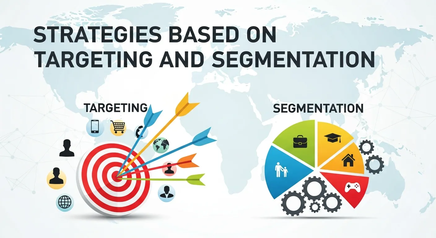 Segmentation strategy in Dynamics 365 showing behavior-based targeting, demographics, lead scoring, and lookalike audience workflow for outbound marketing.