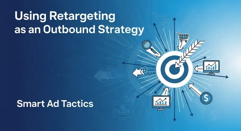 Digital marketing team planning smart ad tactics for outbound retargeting campaign.