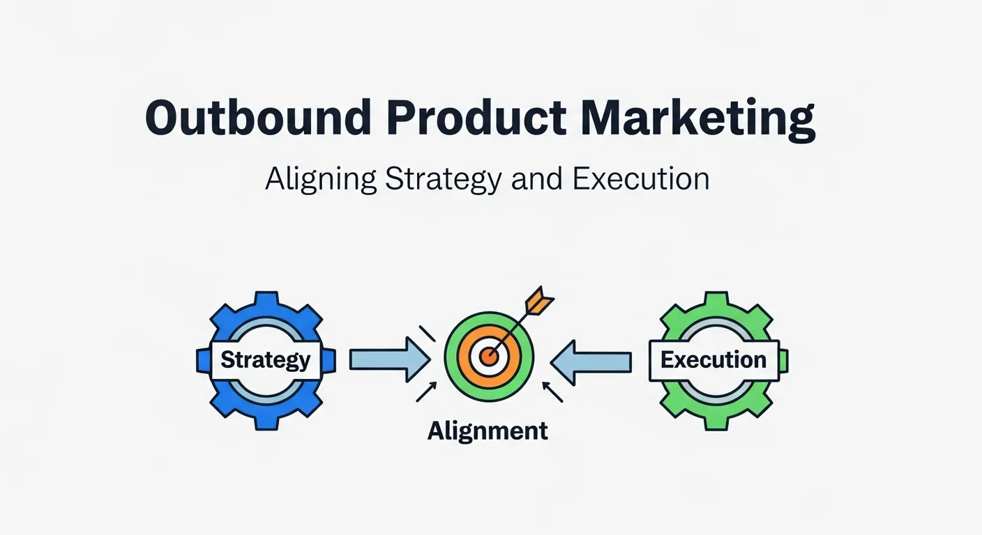 Outbound product marketing strategy framework showing how outbound digital marketing supports product growth and audience targeting