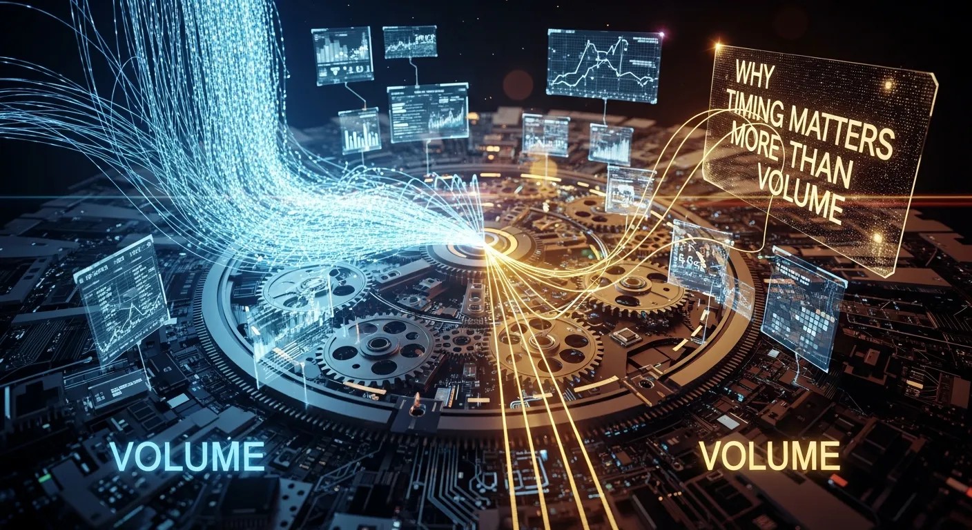 Why timing matters more than volume
