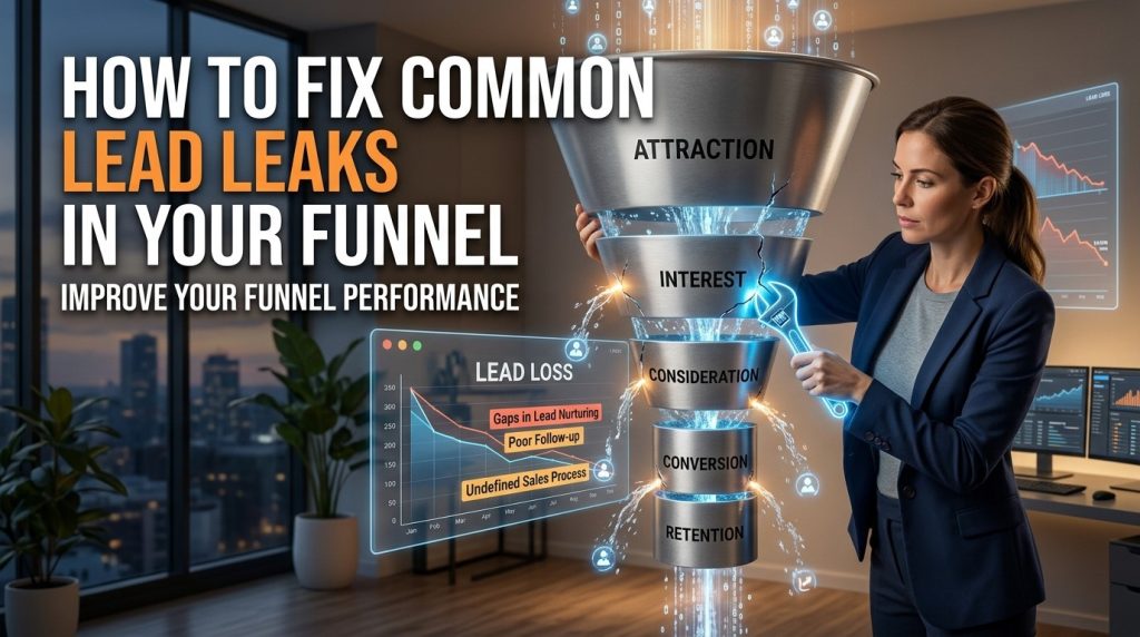 How To Fix Common Lead Leaks In Your Funnel