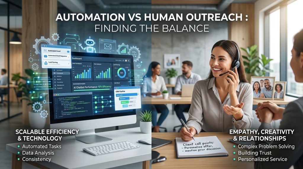 Automation vs Human Outreach Finding the Balance