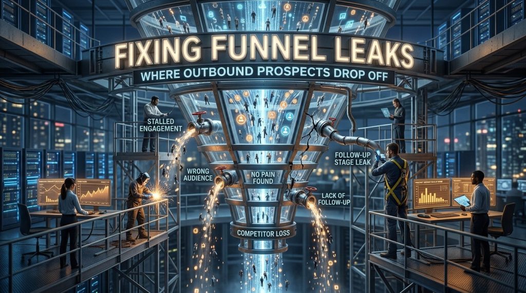 Fixing Funnel Leaks : Where Outbound Prospects Drop Off
