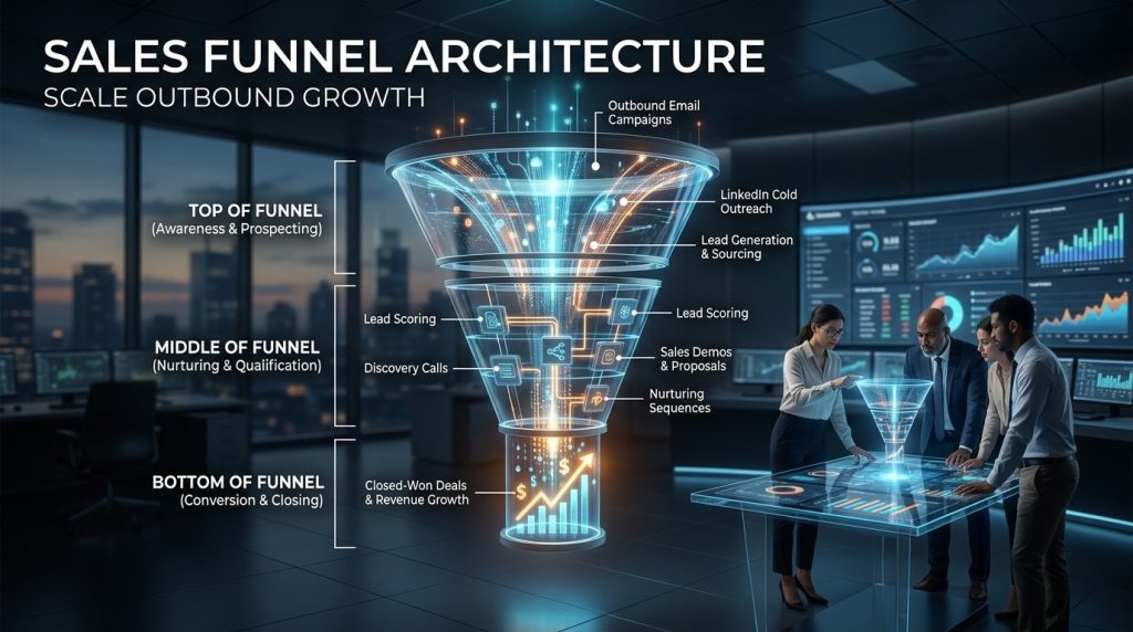 Sales Funnel Architecture : Scale Outbound Growth