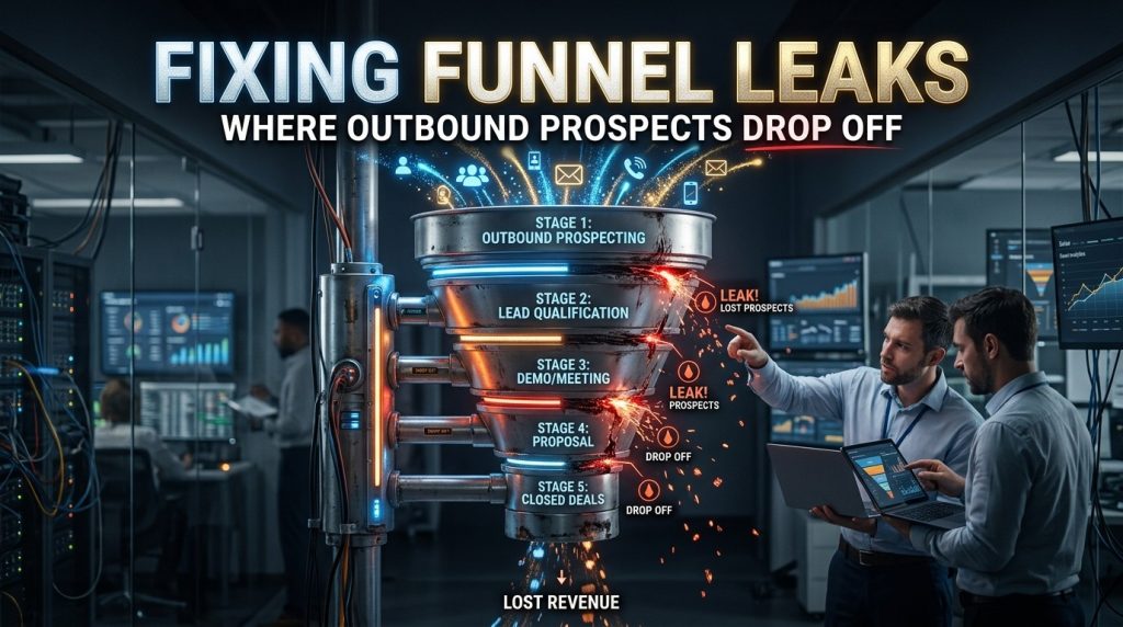 Fixing Funnel Leaks : Where Outbound Prospects Drop Off