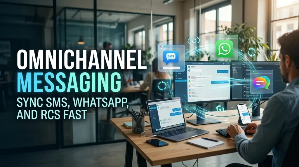 Omnichannel Messaging : Sync SMS WhatsApp And RCS Fast