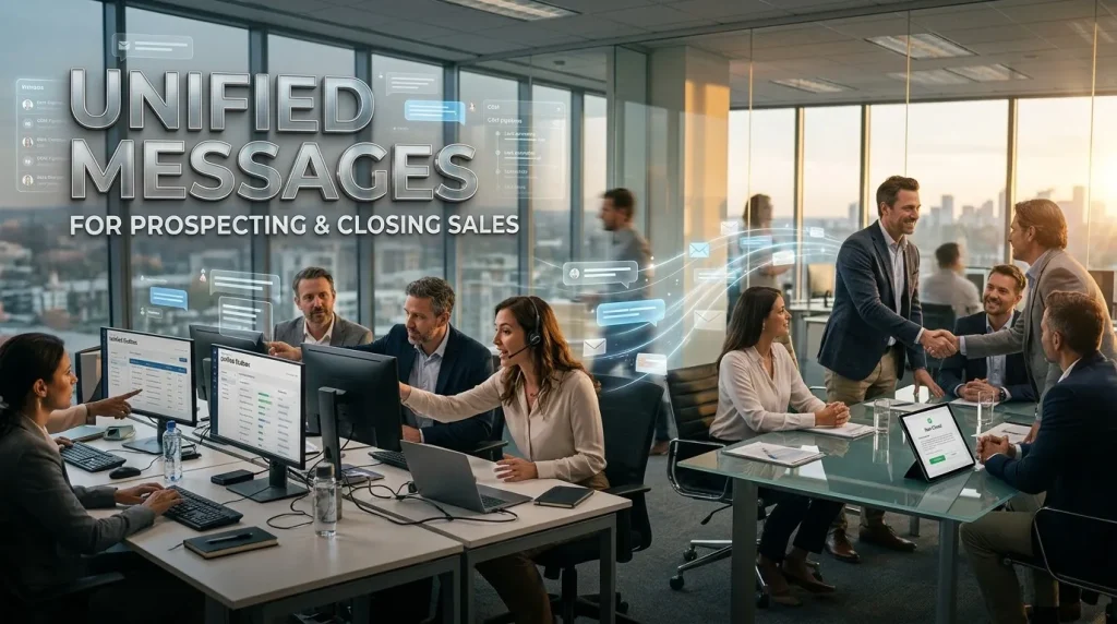 Unified Messages for Prospecting and Closing Sales